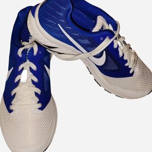 Nike Blue and White Athletic Shoes